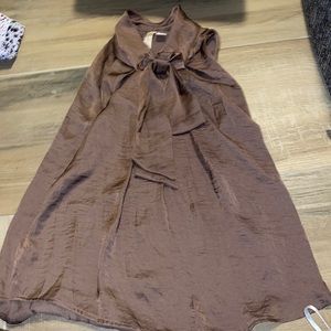 Brown blouse size medium